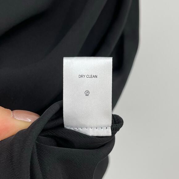 L'Academie by Marianna | NWT Morgane Gown Black Asymmetric One Shoulder Maxi L - Picture 16 of 16